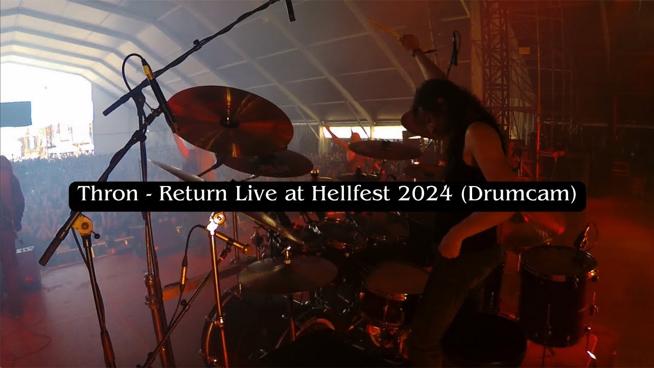 Thron - Return live at Hellfest 2024 (Drumcam)