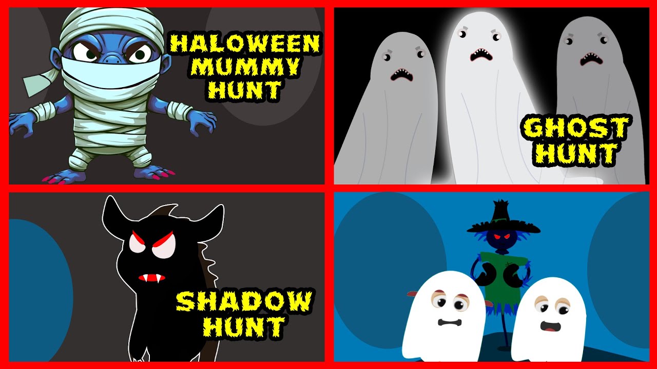 We're going on a HALLOWEEN MUMMY HUNT | Bear hunt compilation of spooky stories | Videos for KIDS!