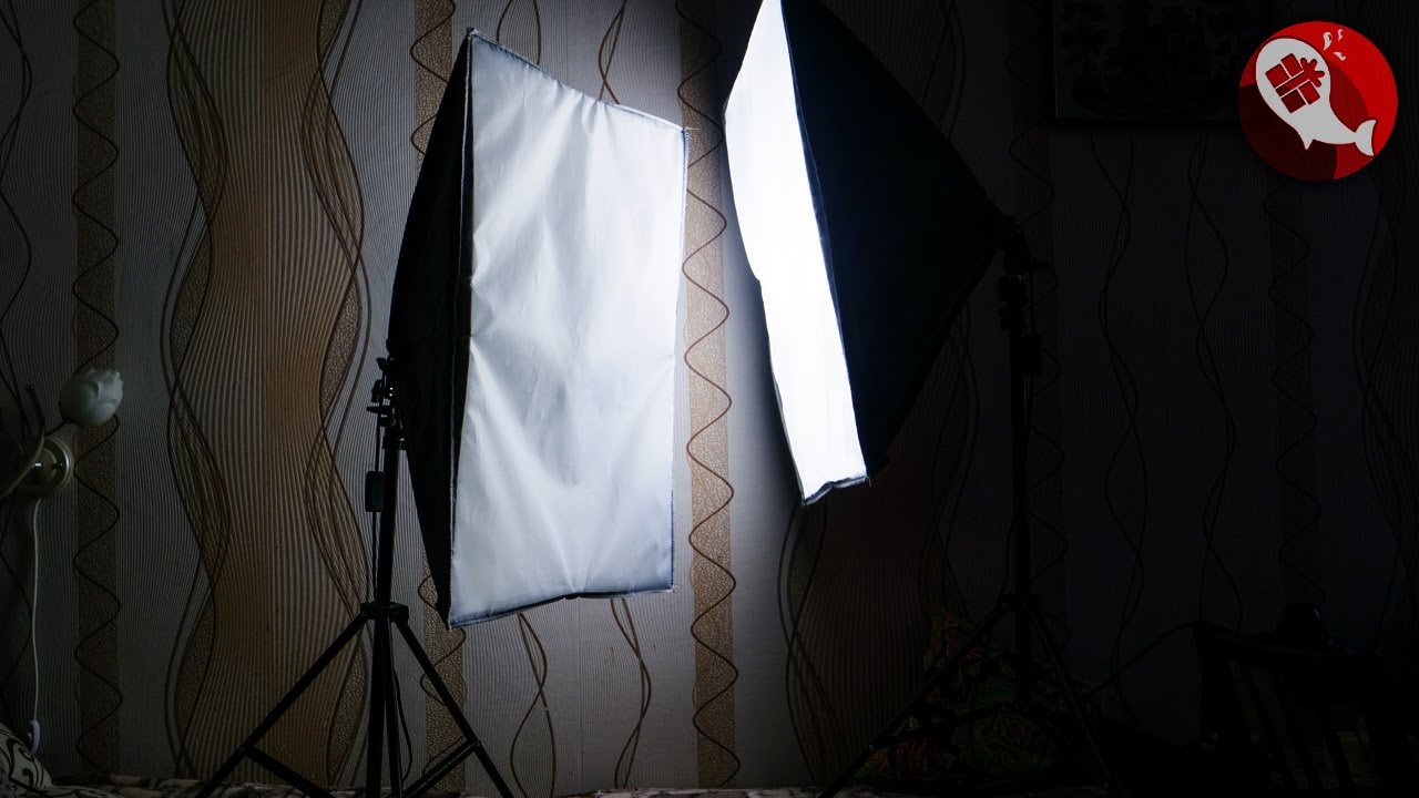 Софтбоксы ANDOER  - бюджетное решение для освещения и лампы MK из Китая