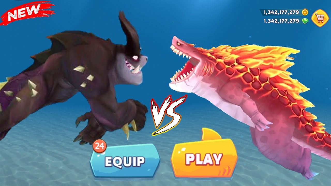 Hungry Shark - BEHELLMOUTH VS Magmajira: Which is Better? Hungry Shark Evolution - Hungry Shark Game