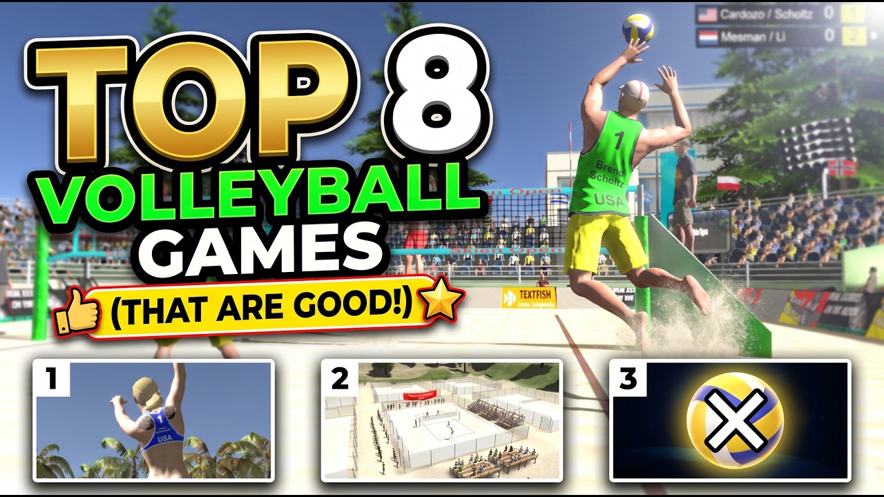 8 Best Volleyball Games You NEED to Play