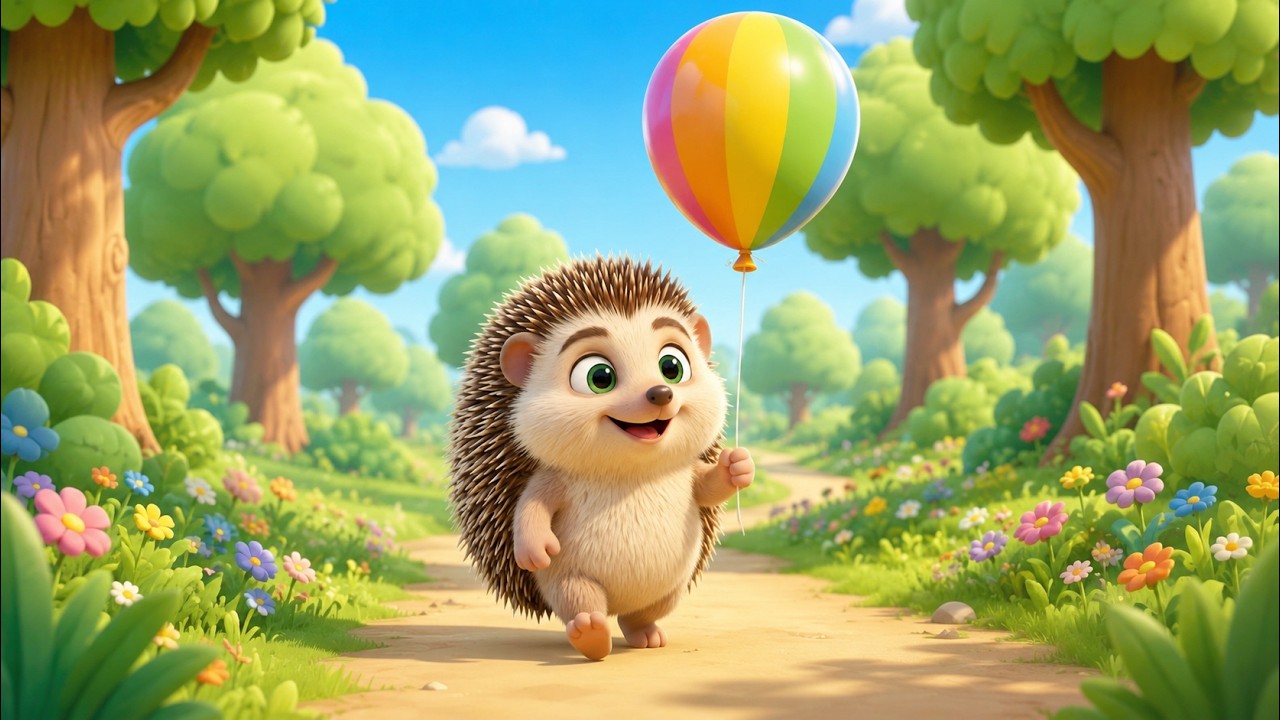 🎈Gucio Jeż i Zagubiony Balonik - Bajka dla dzieci