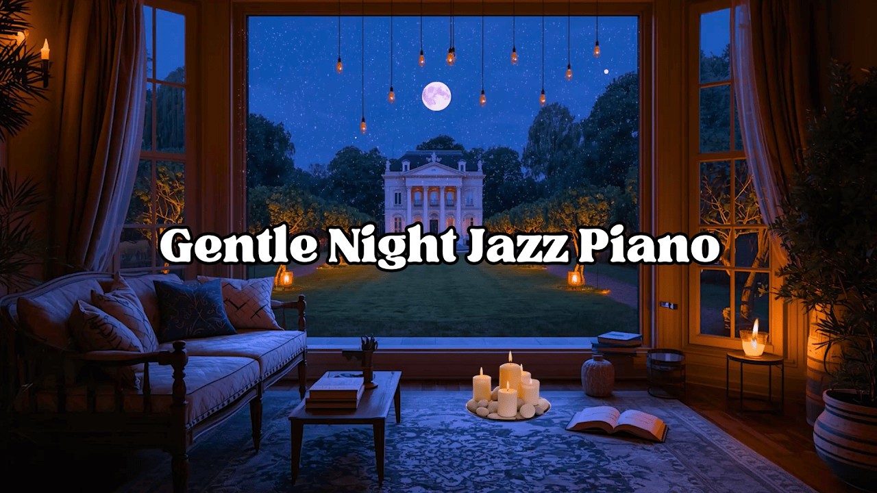 Gentle Night Jazz Piano 🌙 Deep Sleep Instrumental for Relax & Unwind 🎹
