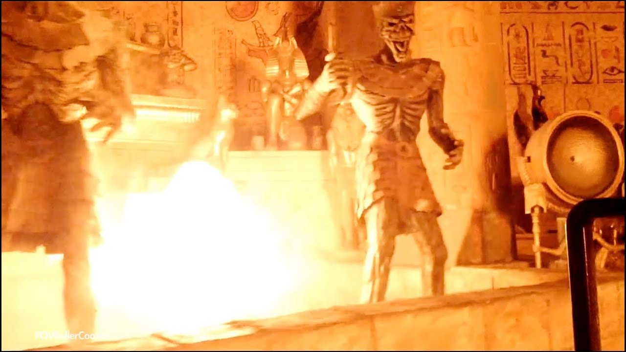 Revenge of the Mummy Front Seat On-Ride POV Universal Studios Orlando Florida