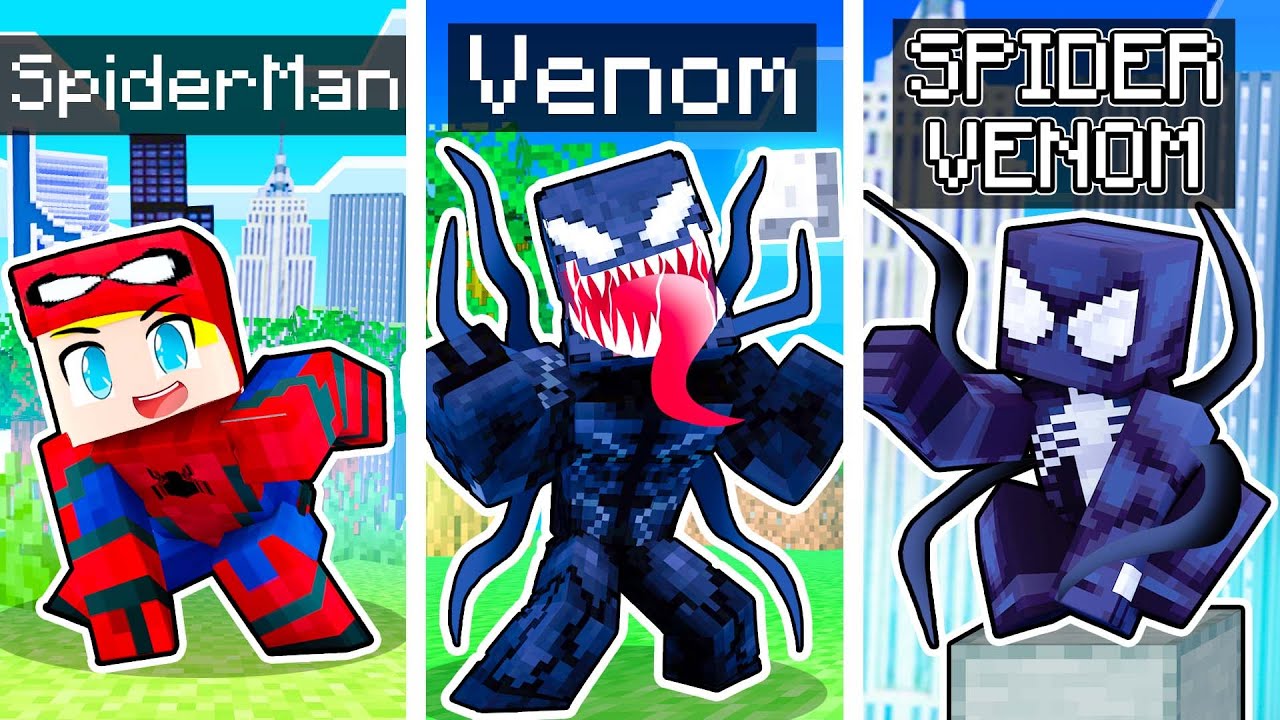 Evolvo Da SPIDERMAN A Dio VENOM! - Minecraft ITA