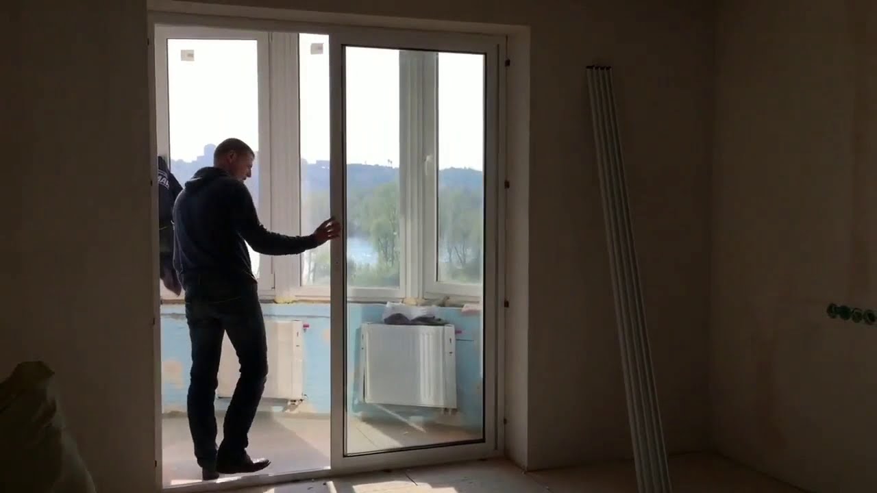 Ușă glisantă din Aluminiu