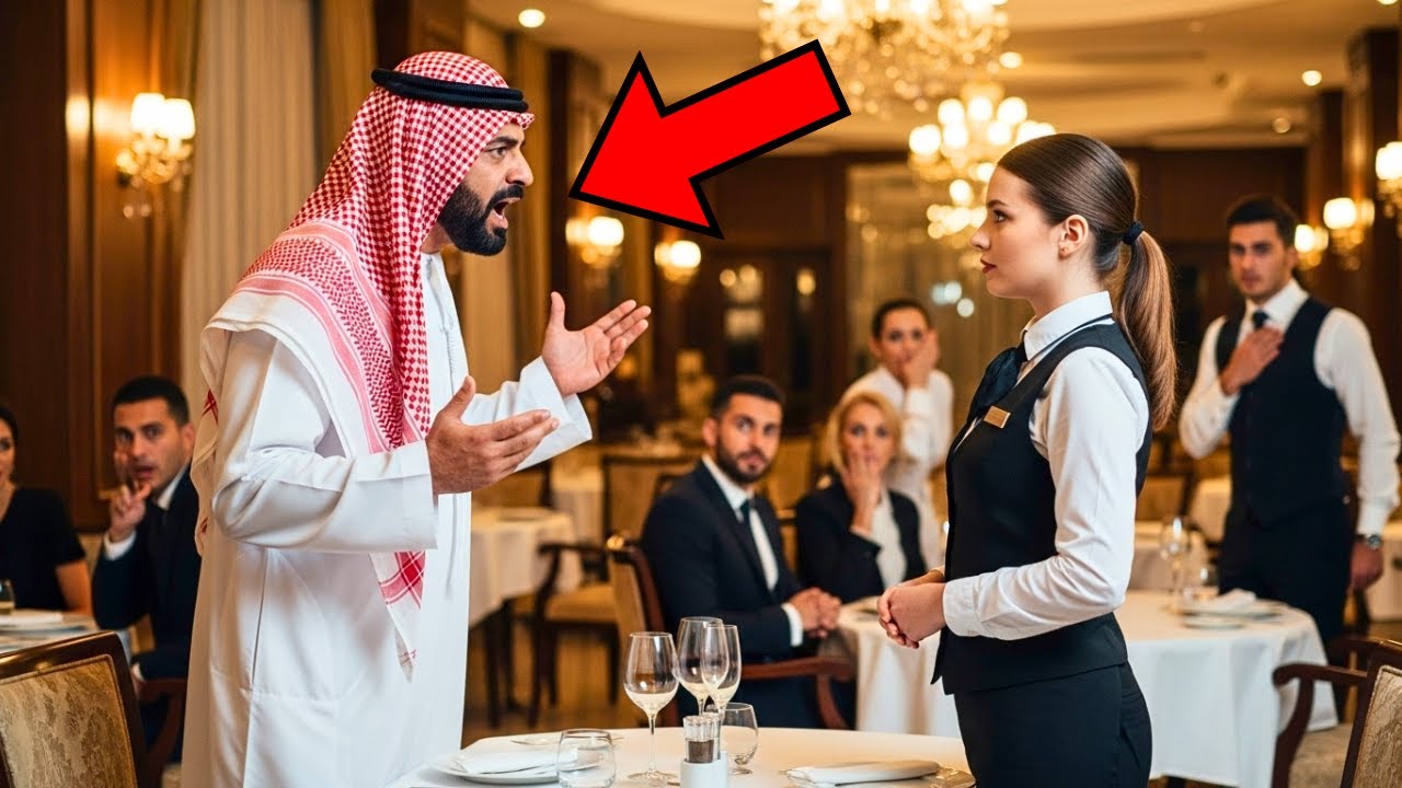 Un miliardar a țipat la o chelneriță în arabă — câteva secunde mai târziu, ea i-a răspuns fluent!