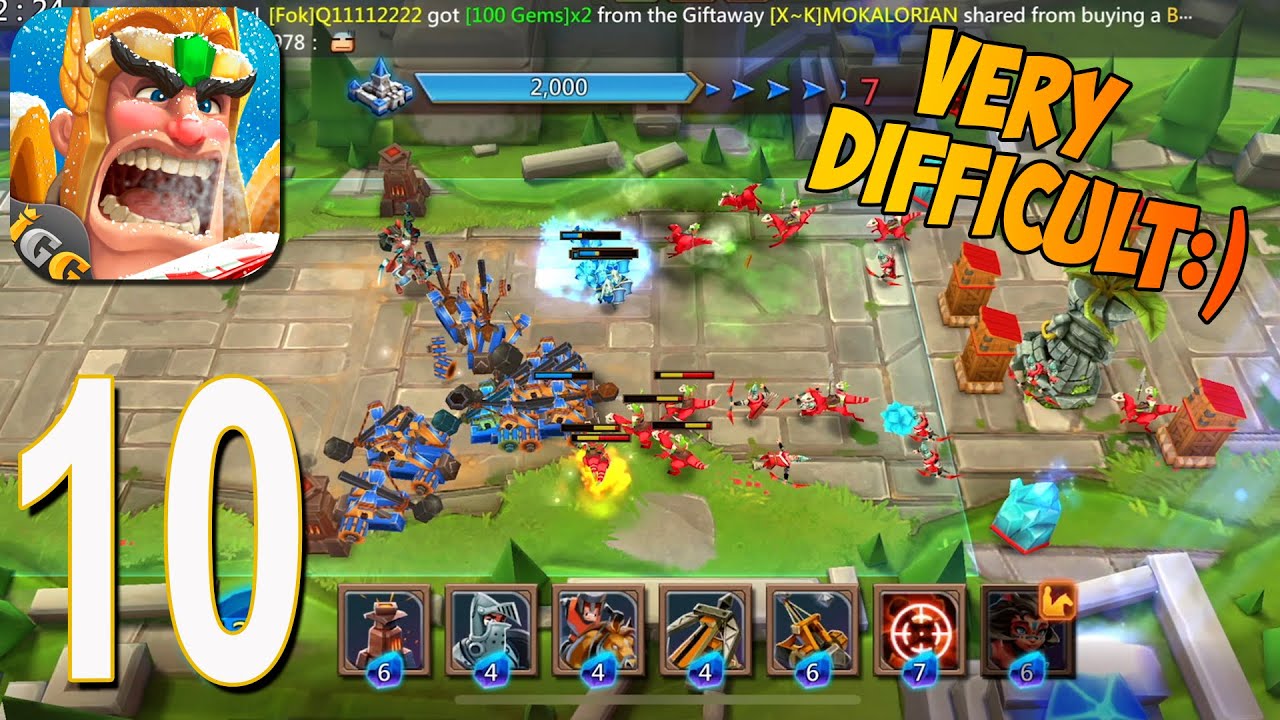 Lords Mobile: Kingdom Wars - Walkthrough Gameplay part 10(iOS, Android)
