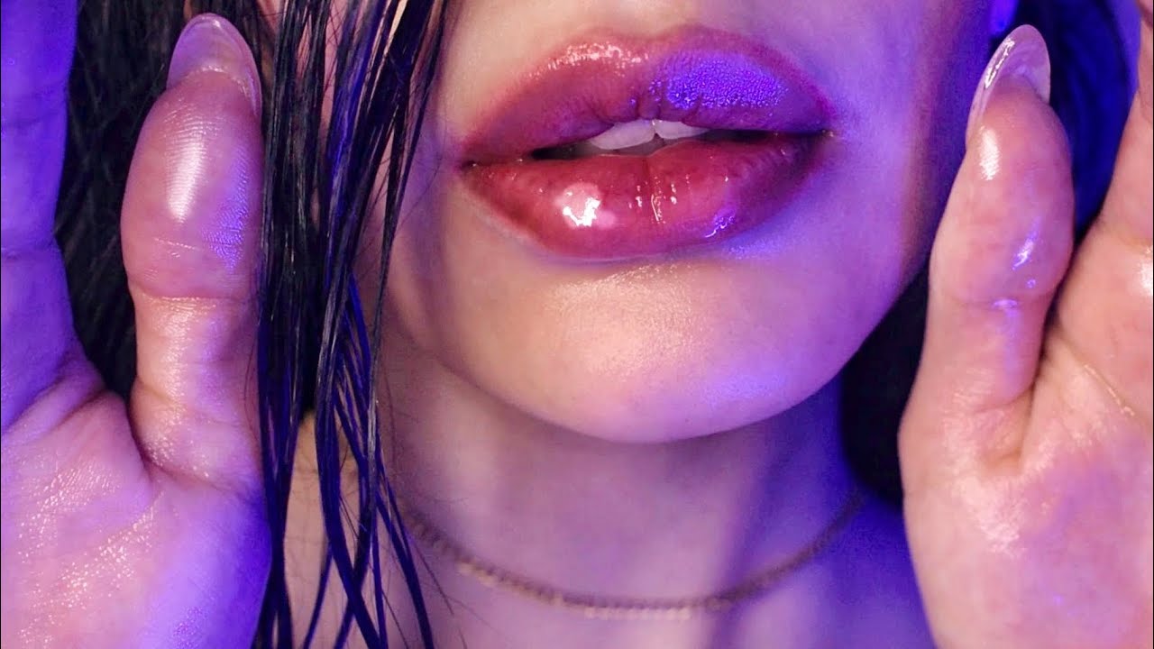 Deep Sleep ASMR | Face Touching, Scalp and ear Massage & Gentle Kisses,lenz fogging (4 Hours)