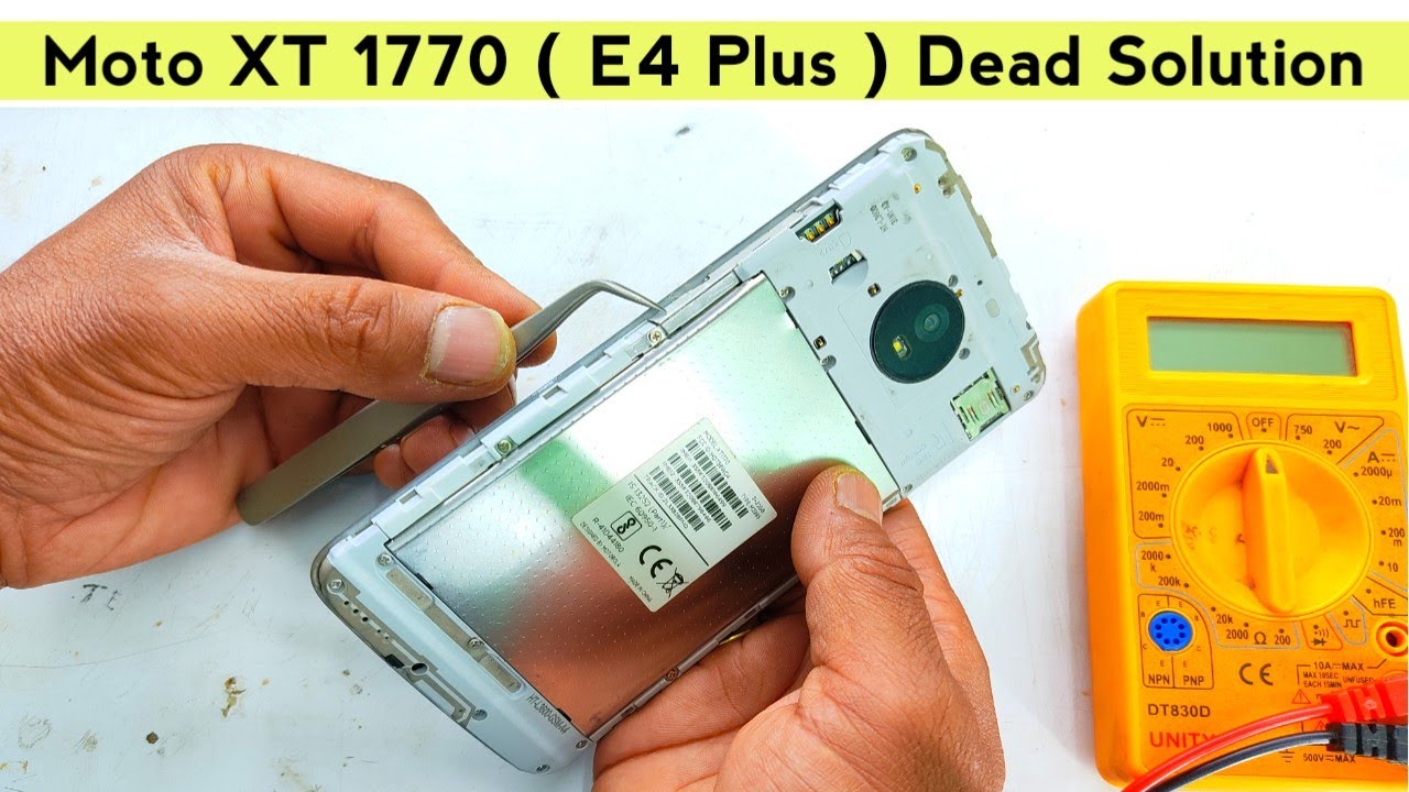 Moto xt1770 dead Solution | Moto e4 plus dead solution | Tech help & guide