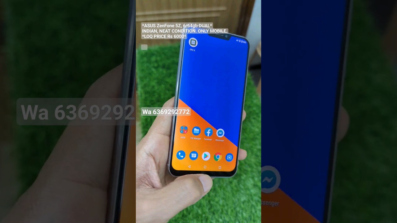 *ASUS ZenFone 5Z, 6/64gb DUAL*INDIAN, NEAT CONDITION. Rs 6000. wa 6369292772 #chennai #device