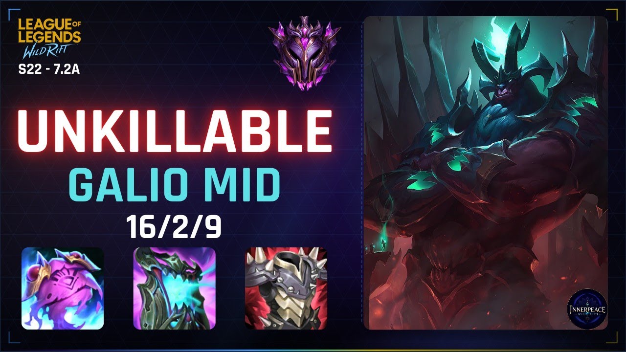 I Didn't Expect Full Tank Galio Mid to Do This Much Damage | Wild Rift