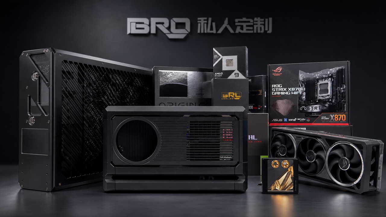 「BRO」$14,000 ULTIMATE ITX PC BUILD! ROG RTX 5090 + External Custom Water Loop #pcbuild