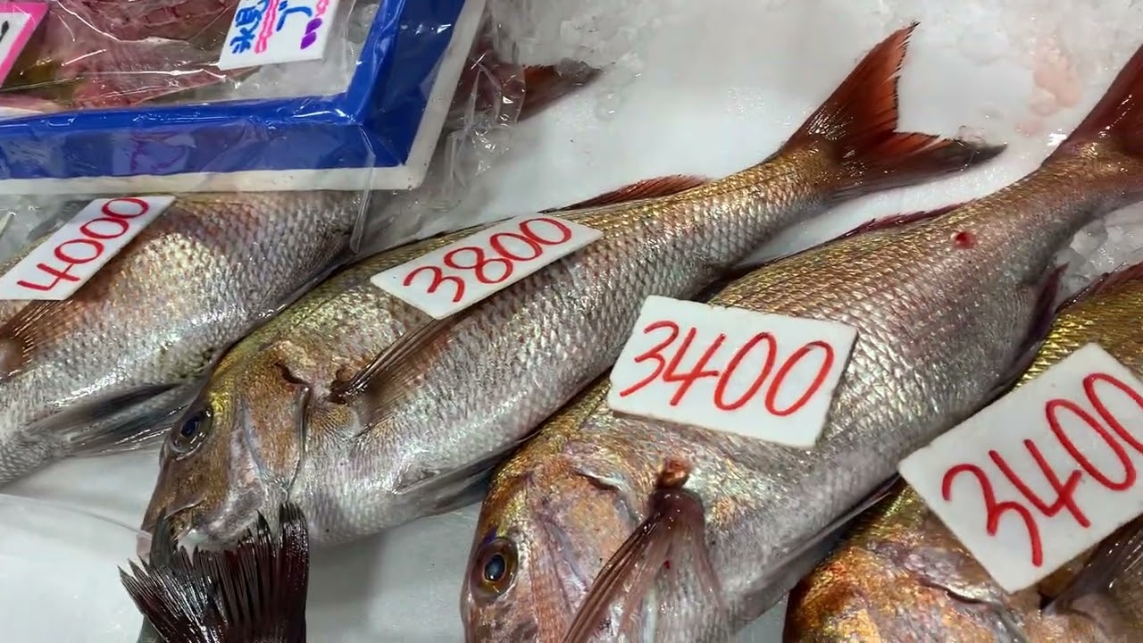 道の駅笠岡ベイファーム直売所鮮魚コーナー12／30