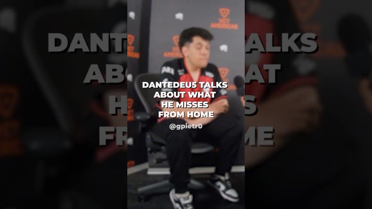 DANTEDEU5 CONTA DO QUE SENTE FALTA DE CASA | 