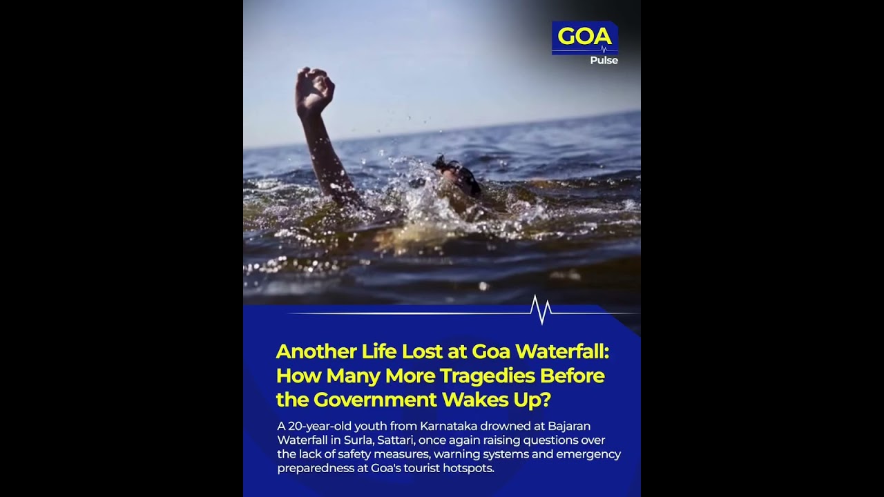 20-Year-Old Karnataka Tourist Drowns at Goa Waterfall | Surla Tragedy