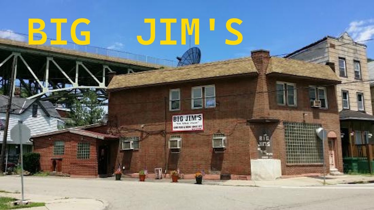 Eating at BIG JIM'S in the run Pittsburgh
