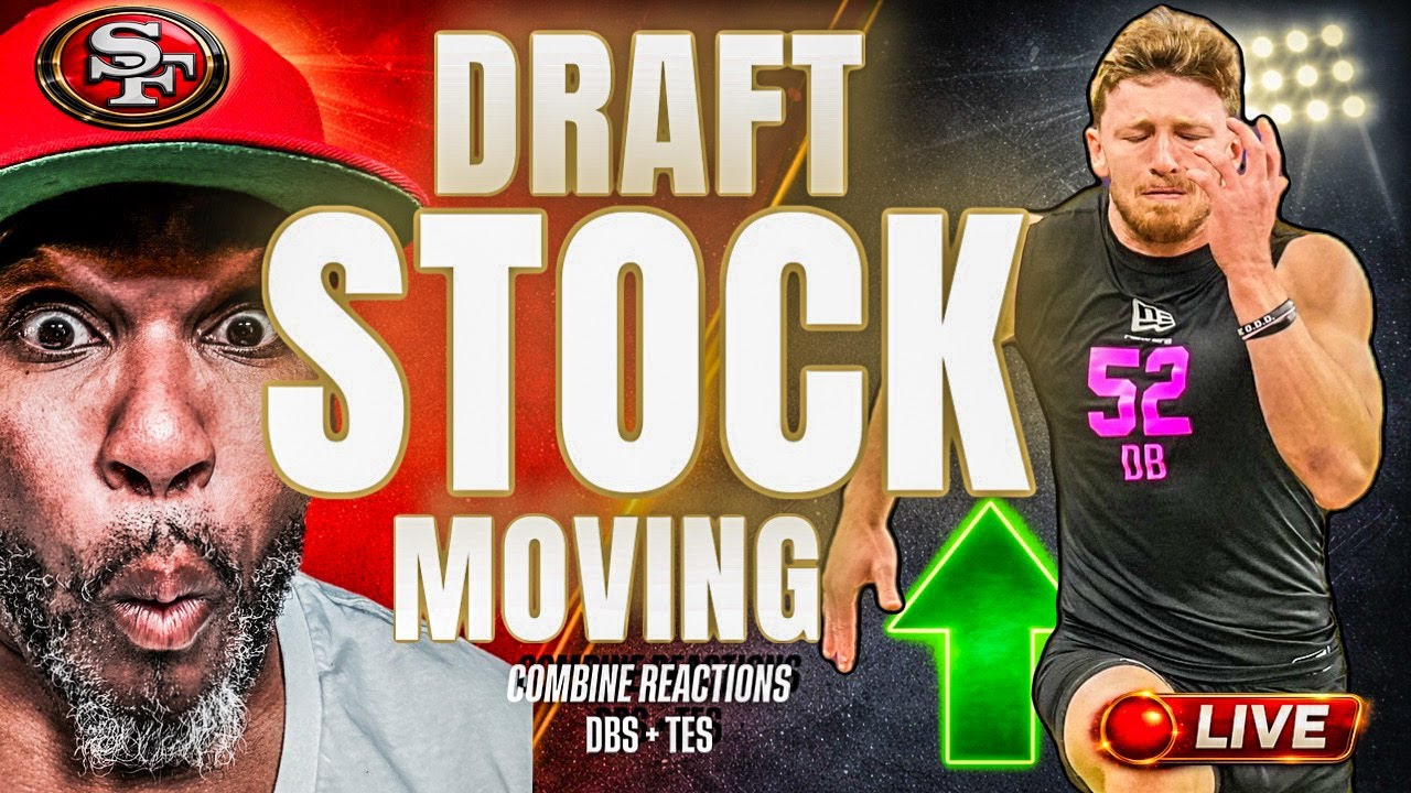 DBs & TEs Steal the Show 🔥 NFL Combine Reactions LIVE | 49ers Draft Talk