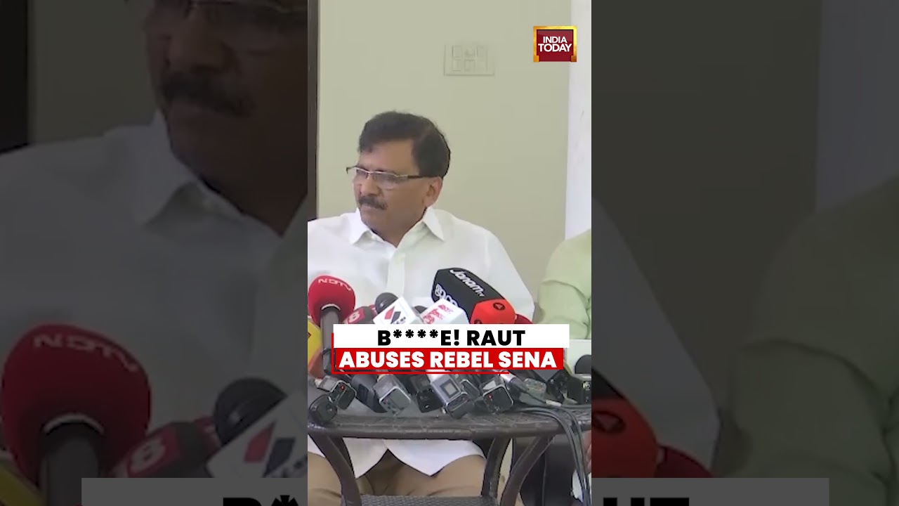 Maharashtra: Sanjay Raut's abusive rant during PC against 'Rebel' Shiv Sena (UBT) MPs Goes Viral