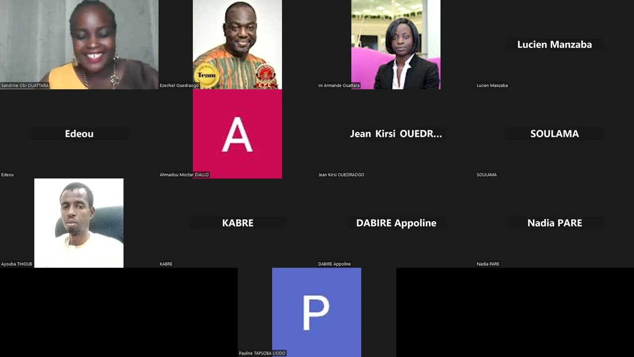 Mini conférence Sandrine Obli Ouattara