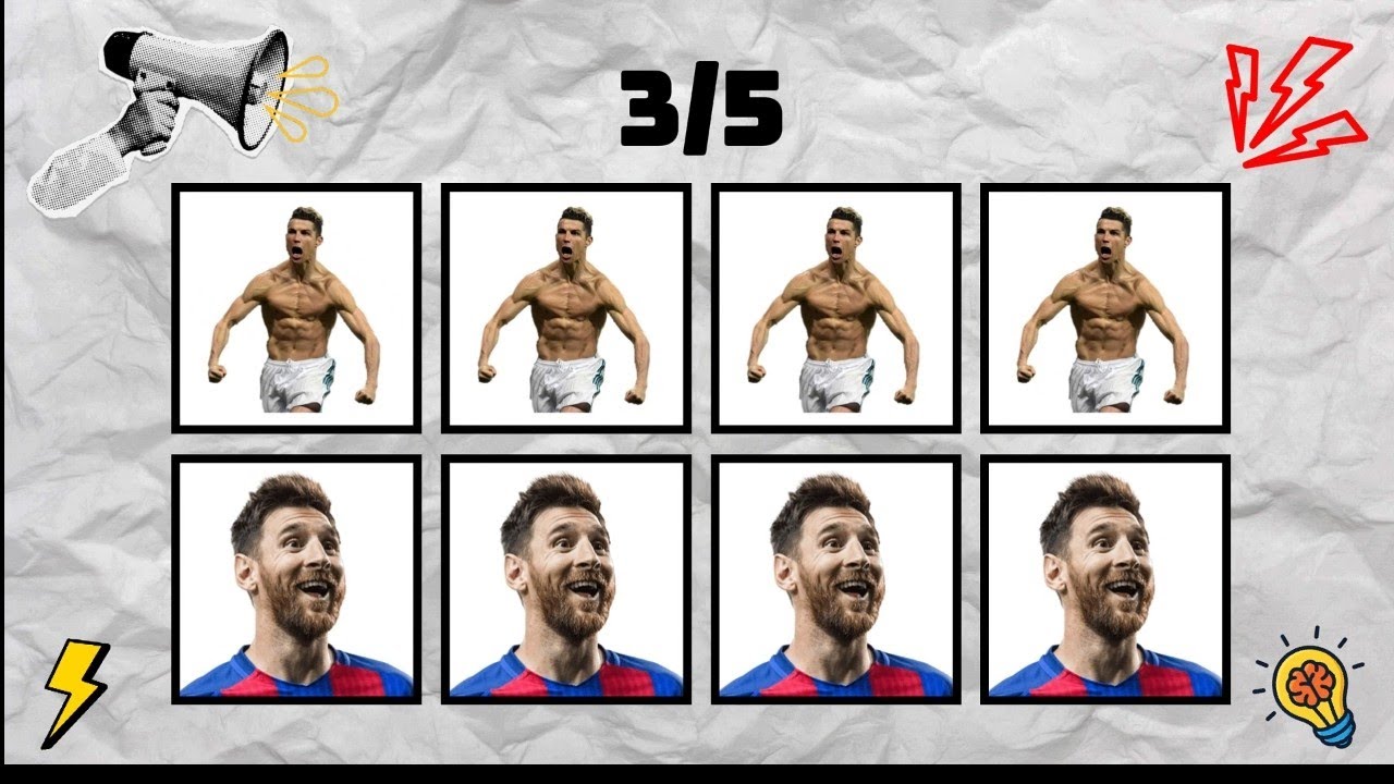 Say the word on beat challenge 🤯😲 | Ronaldo vs Messi | Easy to INSANE 