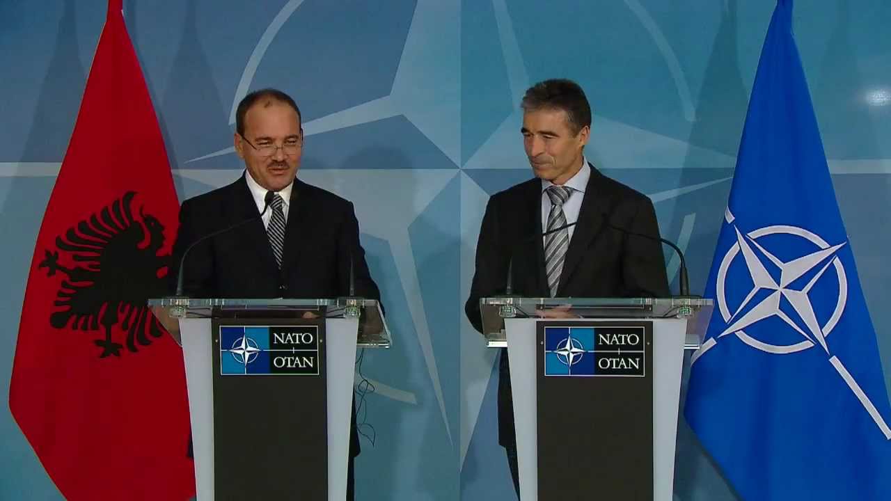 Secretary General - Joint press point with the Albanian President