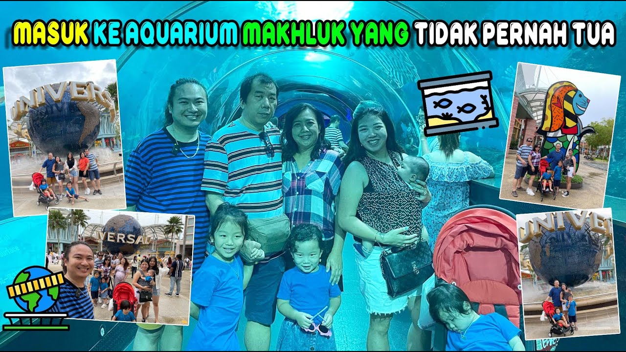 Jalan-jalan di S.E.A. Aquarium Resorts World Sentosa, Singapura 🐬🇸🇬🪸