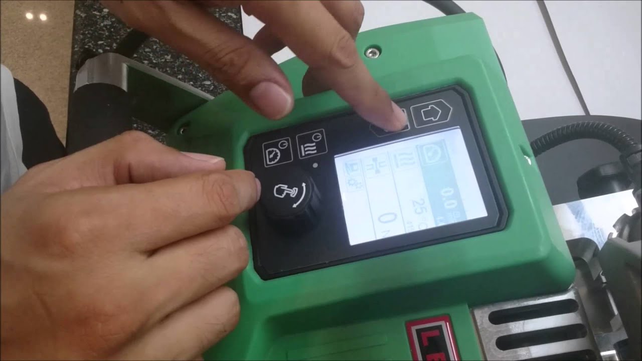 LEISTER GEOSTAR การตั้งหน้าจอแสดงผล