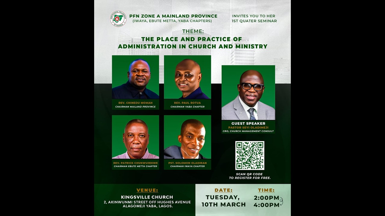 PFN ZONE A MAINLAND PROVINCE (IWAYA, EBUTE METTA, YABA CHAPTERS)