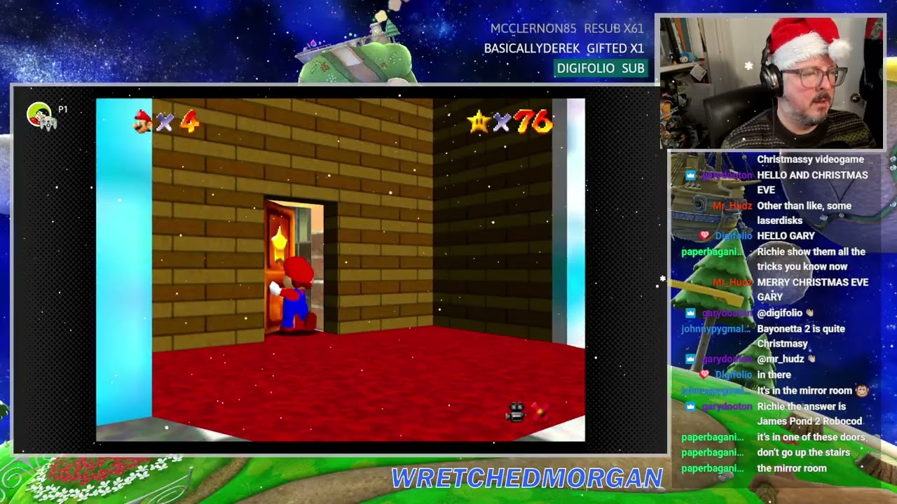 Wretchedmorgan plays Mario 64- Stream 23 - Xmas Eve 2025