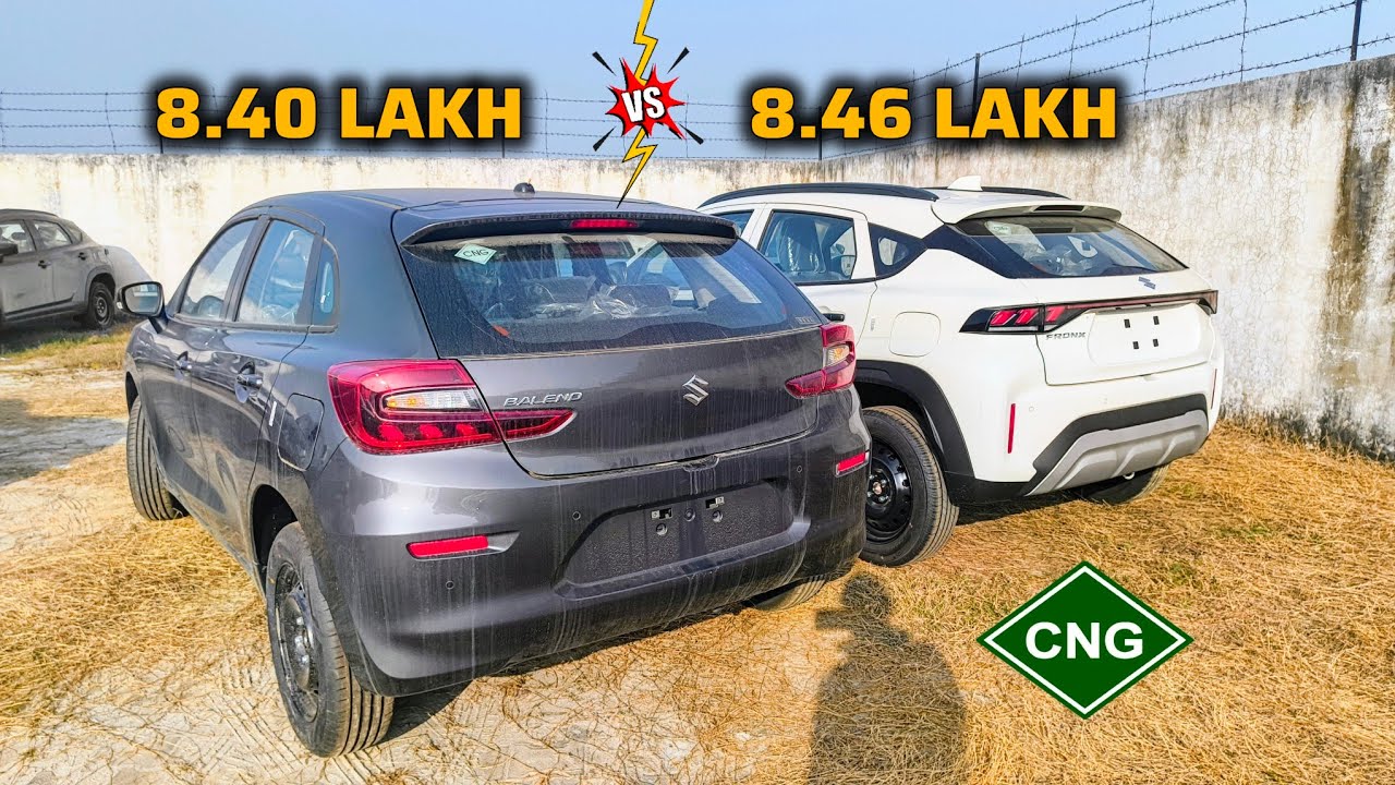 Maruti Baleno Delta CNG vs Maruti Fronx Sigma CNG 🤓 which one is best for you