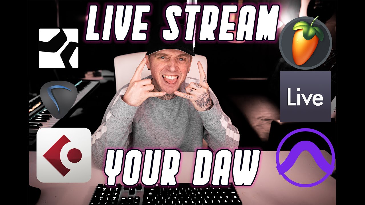 HOW TO LIVE STREAM MAKING BEATS! STREAMING YOUR DAW! FL STUDIO | ABLETON | PRO TOOLS