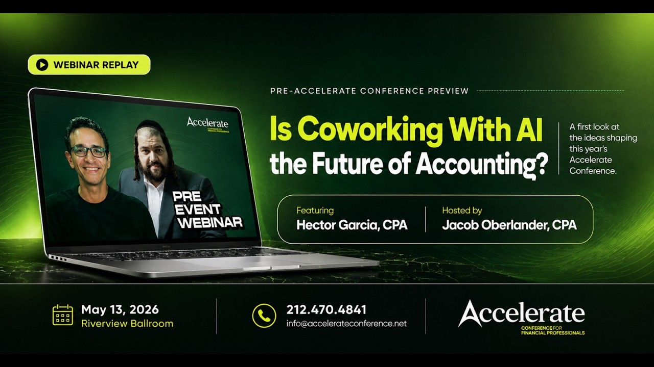 Is coworking with AI the Future of Accounting? | Pre Accelerate Webinar