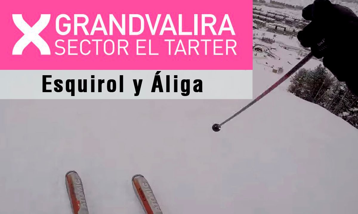 Descenso por Esquirol y Áliga. El Tarter, Andorra