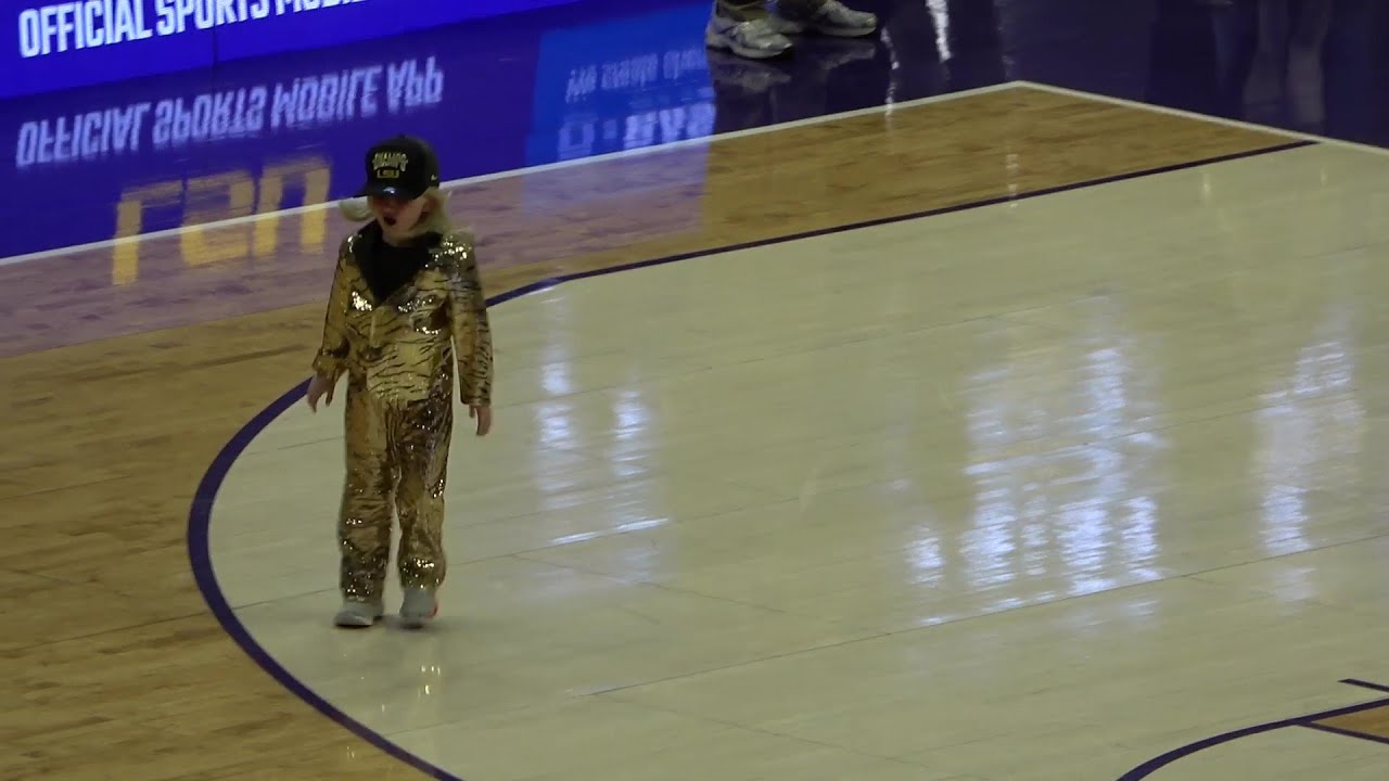 Kim Mulkey "Look-a-Like" contest, halftime of LSU vs. Auburn