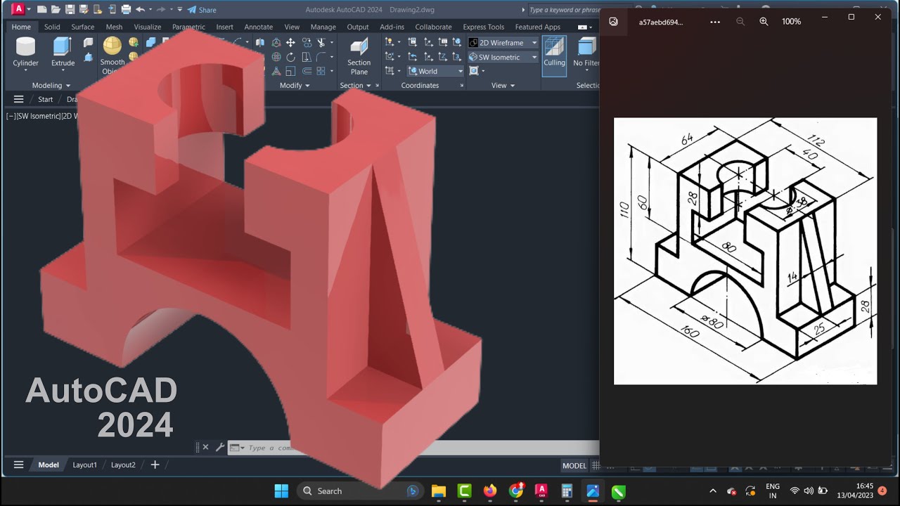 AutoCAD 2024 | Untuk Pemula 3D Mechanical Drawing | 1 Bahasa Indonesia
