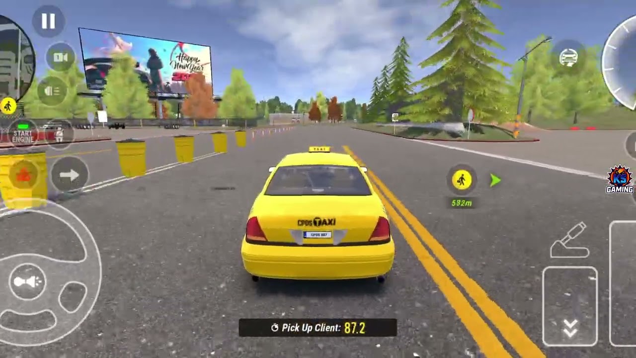 I was delayed because I had to drop off a passenger in the taxi 😩 - Android Gameplay