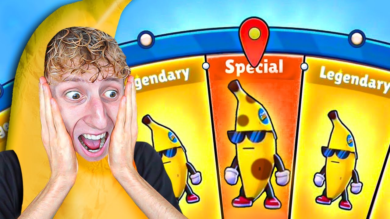 J'ai obtenu la BANANE SPÉCIALE sur Stumble Guys !