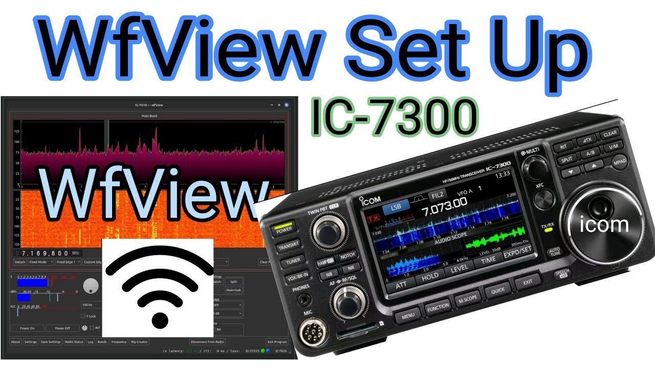 ICOM IC-7300 - Wireless Control , WFView Server