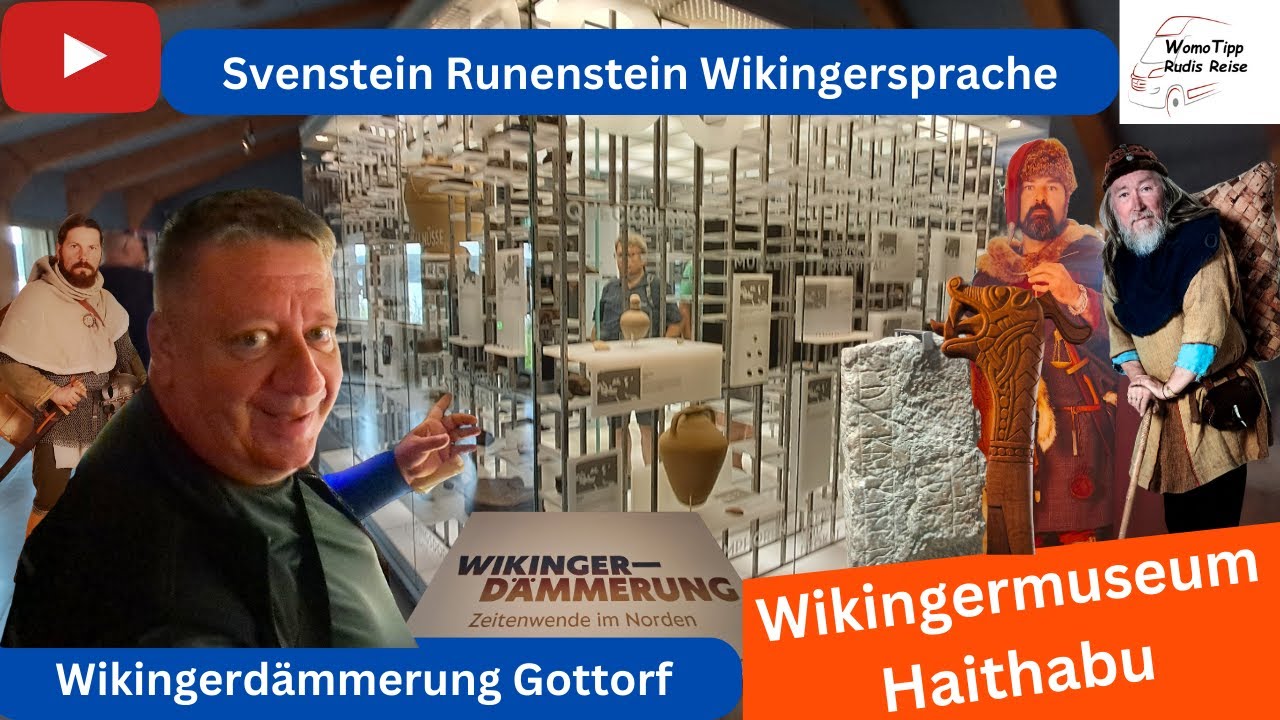 Wikingerdämmerung - Wikingermuseum Haithabu im Schloss Gottorf und der alte Hafen von Schleswig