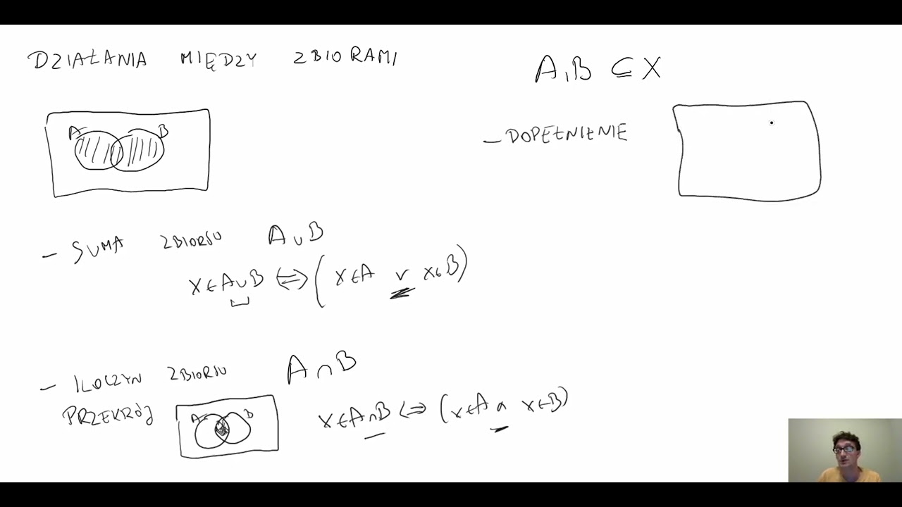 Działania na zbiorach