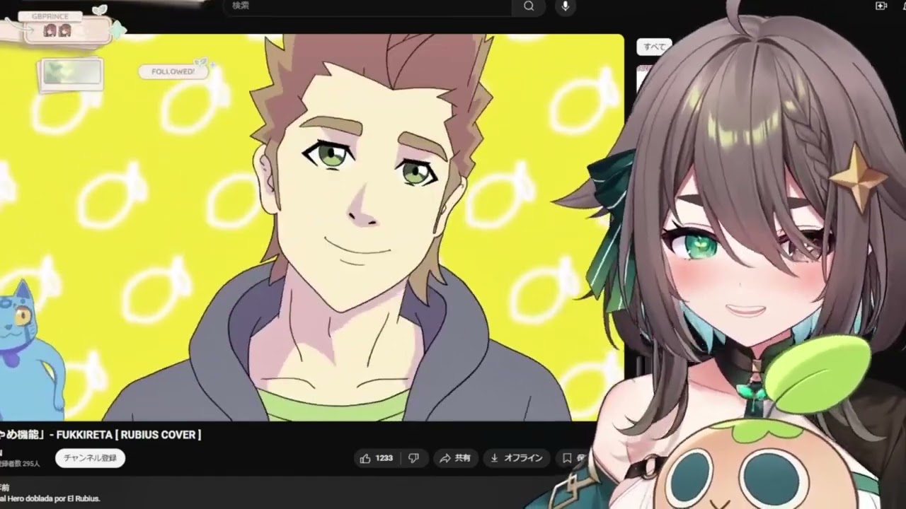 Meica llega a 250k en Twitch y Rubius aparece, así sería karaoke cantando juntos Fukkireta 