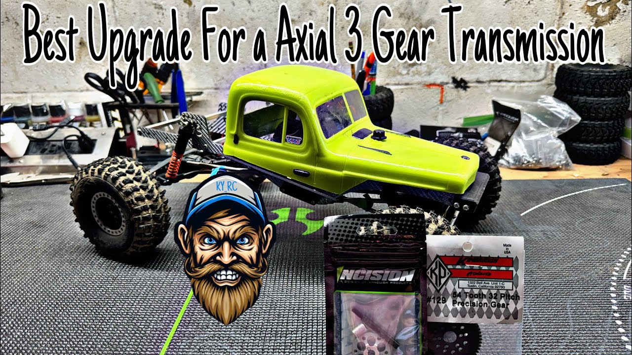 Best Upgrade For A Axial 3Gear Transmisson!! Ft:Vanquish Slipper Elminator