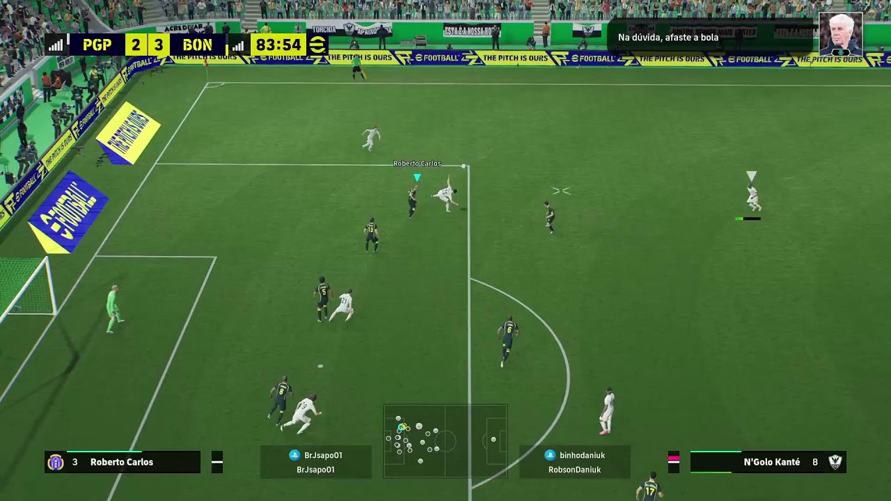 Noite com as landras e jerih no eFootball