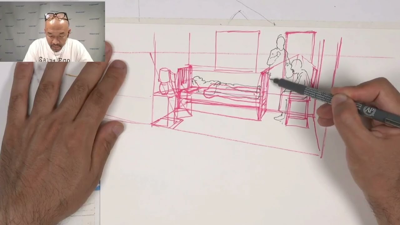 How to reasonably incorporate characters into outdoor scenes?--Trial class--100 Lessons Kim Junggi
