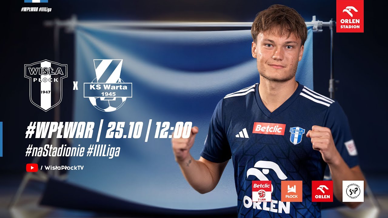 Betclic 3. Liga | Wisła II Płock - Warta Sieradz