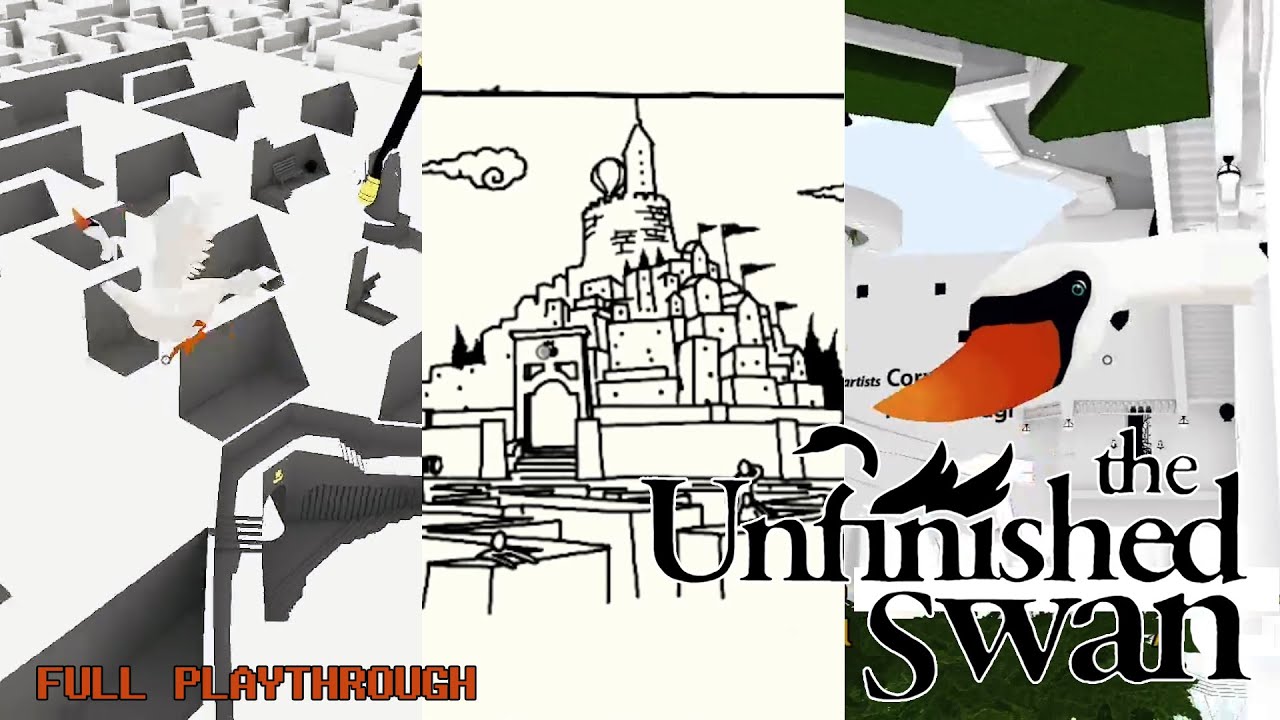 The Unfinished Swan - Full Playthrough