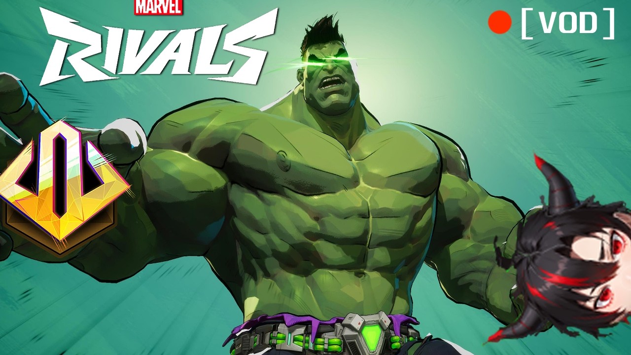 【Marvel Rivals】 Gold 3 Hulk OTP We Smashing! | VOD | Tiger Demoheart