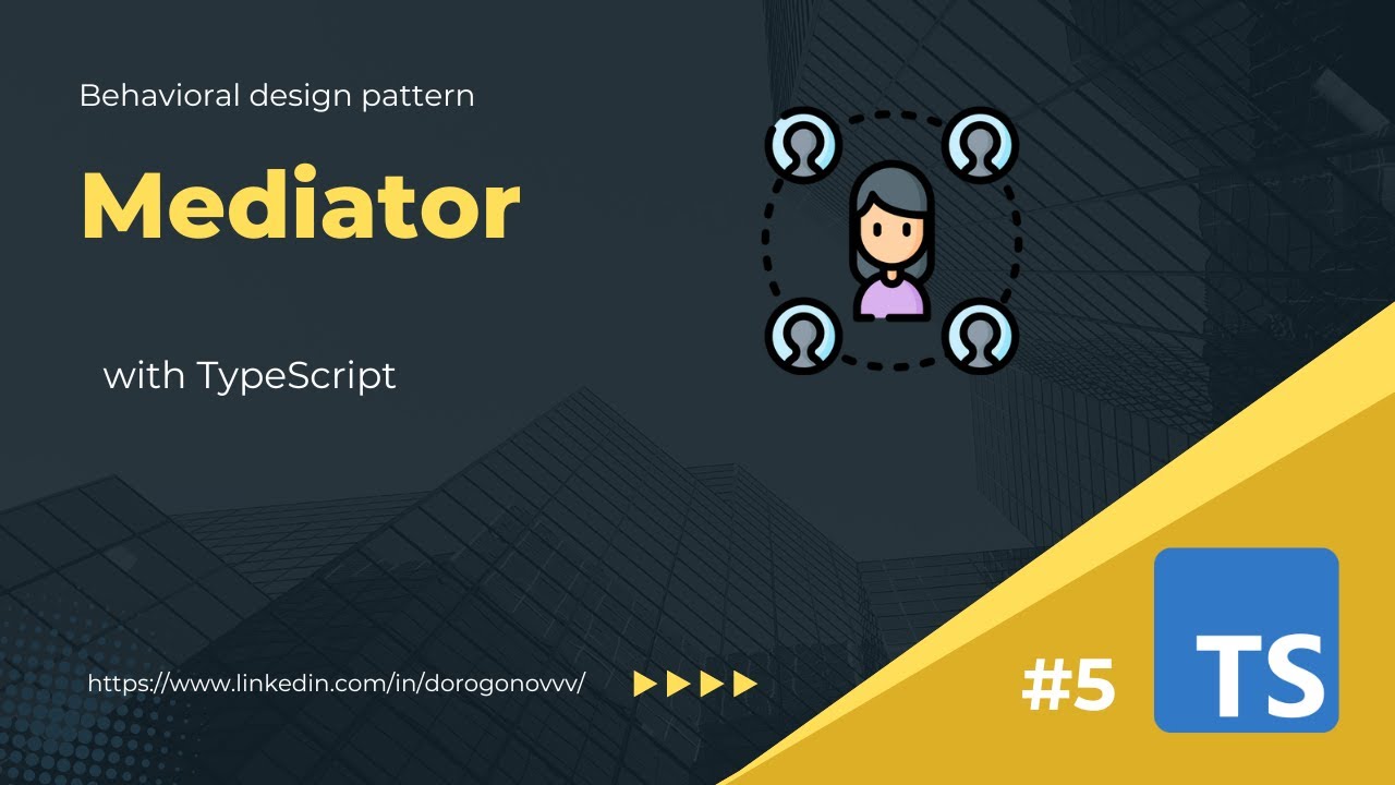 [Behavioral 5] Mediator design pattern with TypeScript example