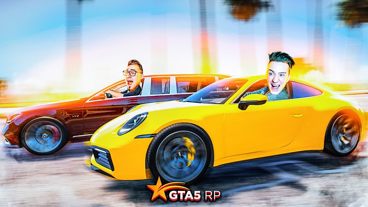 МОЯ НОВАЯ МАШИНА ПРОТИВ НОВОЙ МАШИНЫ COFFI! Porshe 911 VS Mercedes Maybach Pullman! GTA 5 RP
